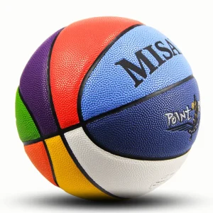 Colorful Fashion Custom Ball Training Outdoor and Indoor Leather Basketball for