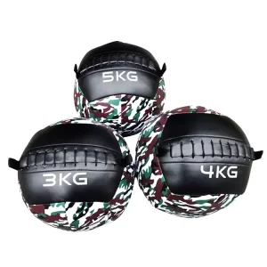 Colorful PU Leather Soft Medicine Wall Ball