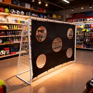 Combination Portable Soccer Goals for Backyard Frame Folding Soccer Goal