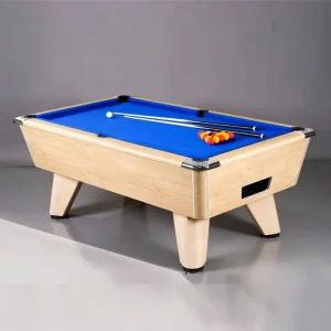 Commercial Coin Operated Pool Table Slate 7ft 8ft Billiard Table for Bar
