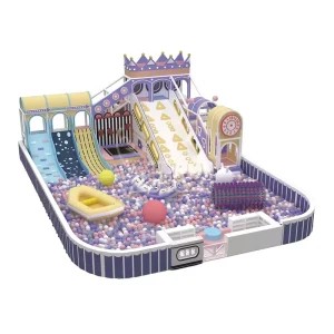 Commercial Indoor Playground Equipment with Slide Ball Pit for Toddler Soft Play Inflatable Toys Equipment for Mall