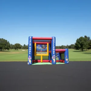 Commercial Inflatable Football Kicking Field Goal Challenge Football Toss Shooting Games