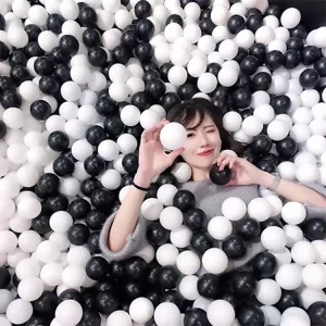 Commercial Sports Kids Baby Indoor Ocean Soft Play Foam Bulk White Clear 5000 Pit Plastic Ballpit Pool Toy Balls
