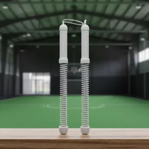 Cordless Steel Spring Rope with Adjustable Resistance for Indoor Outdoor Sports Fitness Training and Arm Muscle Exercise