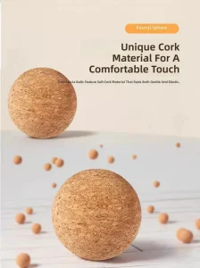 Cork yoga ball