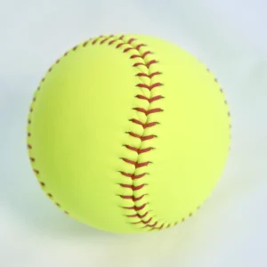 Cow Leather and B Grade Cork Core 12-Inch Training Softball Raised Seams Construction Softball Baseball