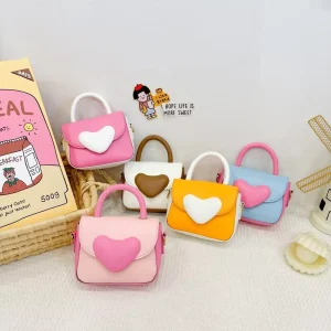 Creative Korean Style Children’s Crossbody Bag Mini Princess Accessory Coin Purse Small Handbag for Girls