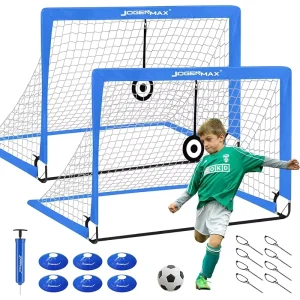 Cross border Ready to ship Football Training Net Outdoor Portable Quick open Children’s Football goal Foldable Storable