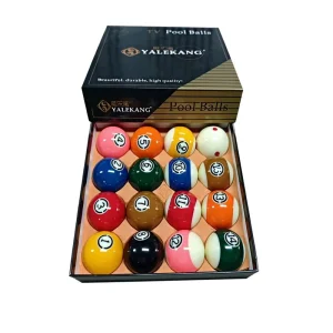 Crystal 16 Ball Resin Complete Set of Integrated Billiard Balls for Standard Pool Table