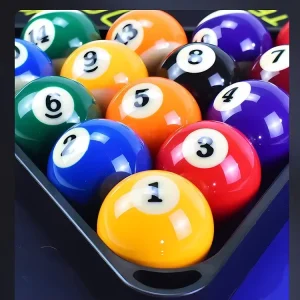 Crystal Pool Billiards Balls Snooker Standard Set Large 5.72cm American Style Eight-Ball