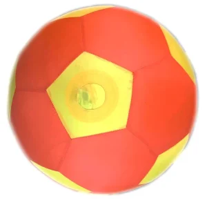 Custom 35cm Soccer Ball Toy Niuzhen Cloth Grid with Washable PE Balloons Easy Store and Replaceable for Kids
