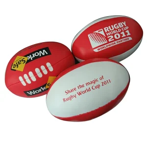 Custom 4-Inch American Football Style PVC Sports Toy Rugby Ball PP Cotton Filling Soft Safe Child-Friendly Unisex EN71
