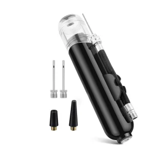 Custom 6″ Ball Pump Dual Inflate Air Pump with Needle Nozzle Soccer Basketball Football Water Polo Rugby Balloon Inflatables