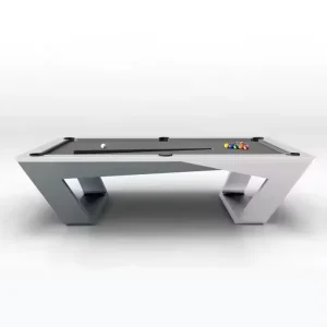 Custom 7ft 8ft 9ft Luxury Modern Solid Wood Slate Pool Table for Families, with Rubber Cushions