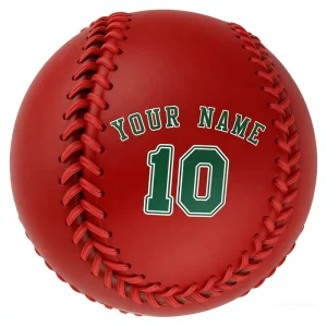 Custom 9 Inch PU Leather Softball Baseball Balls Outdoor Game Suitable Custom Logo Baseballs