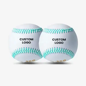 Custom 9 Inch PU Leather Softball Baseball Balls Outdoor Indoor Game Suitable Custom Logo Baseballs