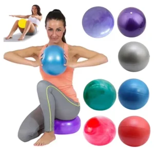 Custom 9” Round PVC Gym Fitness Exercise Ball Mini Yoga & Pilates Stability Ball with Personalized Logo