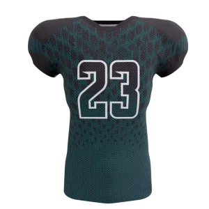 Custom American Football Jerseys 100% Polyester Fabric Breathable Short Sleeve Moisture-Wicking Quick Dry