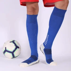 Custom Anti Slip Soccer Socks Men Women Long Football Grip Socks Non Skid Athletic Training Compression Sports Socks