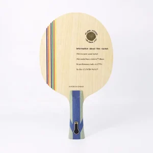 Custom Ayous Basswood Table Tennis Bat Candlenut Poplar Wood Pingpong Board Print Logo Professional Ping Pong Blade