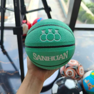 Custom Basketball For Tough Indoor Outdoor Play Durable PU Surface Rubber Bladder Factory Direct Bulk Purchase