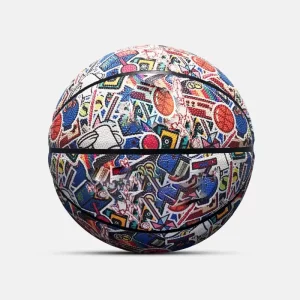 Custom Basketball PU Cover Size 7 Butyl Bladder Eco Friendly Durable Printed Unique Design Lightweight