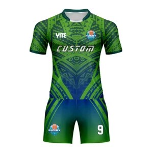 Custom Breathable Short Sleeve Rugby Jerseys with Free Design Fashion Maori Style for Unisex Adults (100% Polyester)