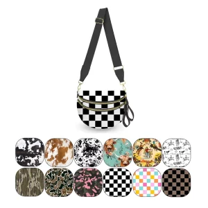 Custom Bum Bags Western Style Spacious Crossbody Bag Bum Bag for Women Travel and Shopping