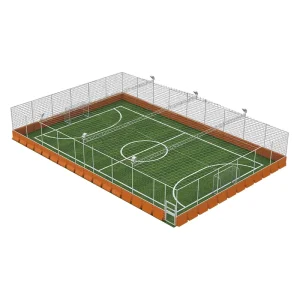 Custom Cage Soccer Field for Professional or Recreational Football Games