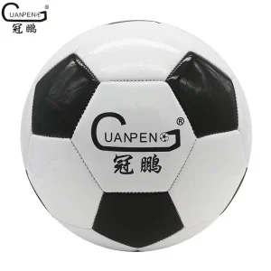 Custom Classic 32 Panels White and Black PVC Size 5 Soccer Ball for Promotion Event