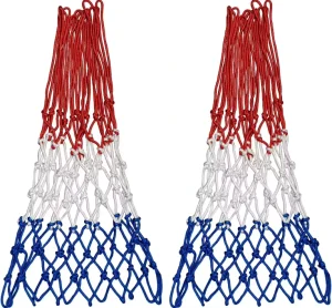 Custom Colors Heavy Duty Portable Basketball Net High Quality White Red Blue Nets for Courts Court Equipment