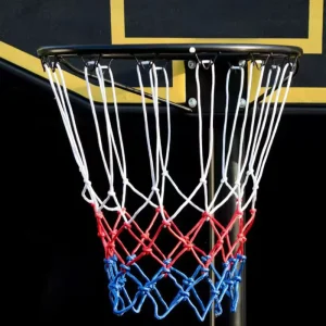 Custom Colors Heavy Duty Portable Basketball Net High Quality White/Red/Blue Nets for Courts Court Equipment