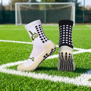 Custom Comfortable Anti Slip And Slip Soccer Football Sports Calcetas Medias Antideslizantes Futbol Grip Soccer Socks Men