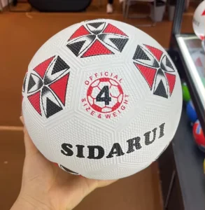 Custom Comfortable Factory Football Soccer Ball Size 3 4 5 Rubber Indoor Outdoor Sports Ball