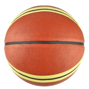 Custom Deep Channel Durable Size 7 Rubber Basketball Ball