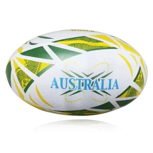 Custom Design American Football Official Size 5 Machine Stitched Rugby Ball Made From PVC PU Rubber for Training