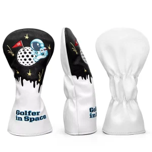 Custom Design Golf Accessories Driver Head Cover PU Leather Golf Headcover