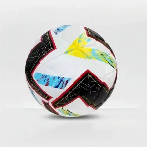 Custom Design PU Leather Size 5 Machine Stitched Soccer Ball Durable High Quality Outdoor Thermal Bonded 0.4 0.45kg