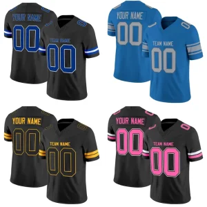 Custom Embroidery American Football Jersey Polyester High Quality Stitched American Football Team Wear New Design Rugby Uniforms