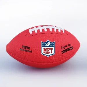 Custom Football Ball Size 5 Peewee Size 6 Junior Size 7 Youth Size 8 Senior Size 9 Adult Leather American Footballs