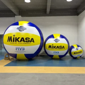 Custom Giant PVC Advertising Inflatable Volleyball Logo Printed Outdoor Event Decoration Inflatable Ball