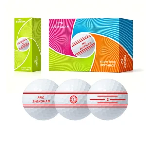 Custom Golf Ball Logo Package OEM ODM Factory 3-Piece Tournament Urethane USGA Conforming Eco-Friendly Golf Ball