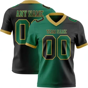 Custom Gradient Football Rugby Jersey Sports Practice Uniform Plus Size 100% Polyester Stitched Printed Any Text Adult Youth