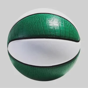 Custom Green Leather Basketball Official Size 7 Training Basketball