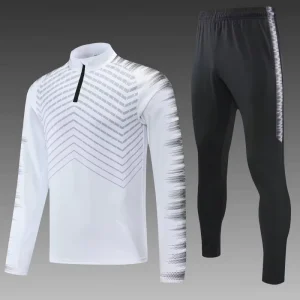 Custom Half Zip Long Sleeve Regular Fit Training Tracksuit Kits Quick Dry Sports Set for Team Wear 100% Polyester Pockets