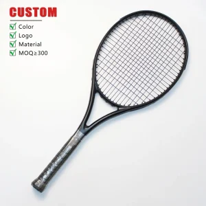 Custom High Performance Carbon Fiber Tennis Racket OEM Factory Price for Outdoor Sports Use