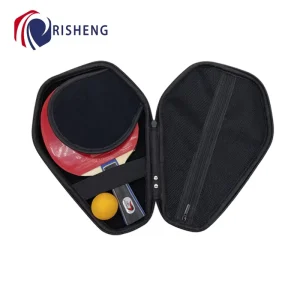 Custom High Quality Table Tennis Racket Hard EVA Case Waterproof PU Table Tennis Ping Pong Bat Shockproof Protection Storage Bag