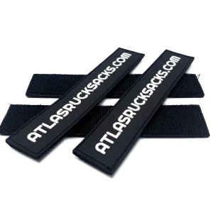 Custom Hook and Loop Rubber Patch PVC Labels for Clothes Bags Shoes