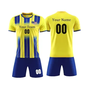 Custom Knitted Rugby Jerseys Vintage Football Jerseys New Design Automated Cutting Sportswear for Soccer Wear