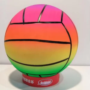 Custom LOGO Printed Summer Parties Swimming Pool Ball Rainbow Color Inflatable Beach Balls